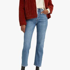 Levi's Women's Wedgie Straight Jeans, Love in The Mist (Waterless), 30